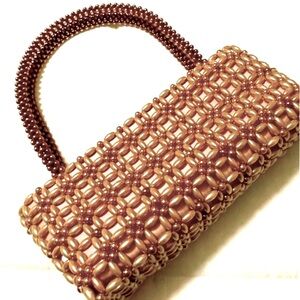 Hand beaded bag